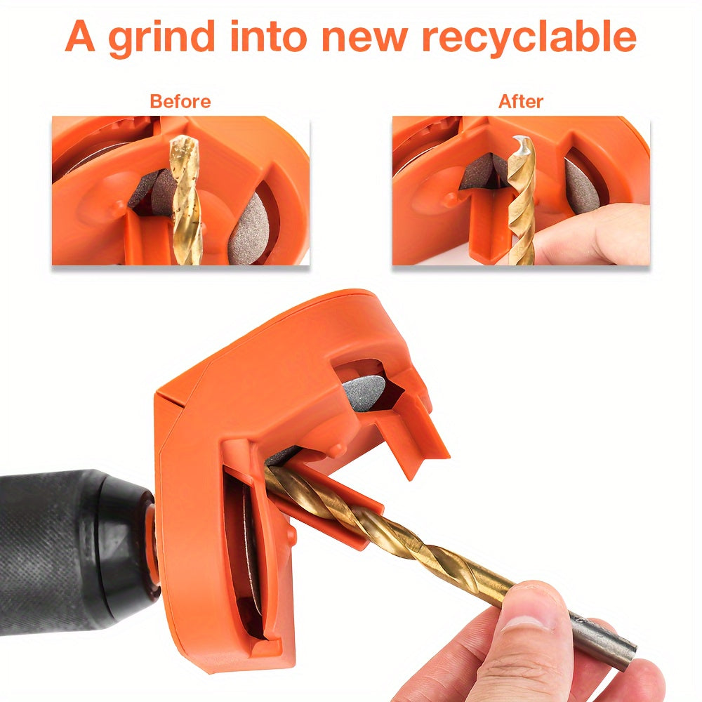 1 Set Multi-functional Twist Drill Grinder, 2-16mm Impact Electric Drill, Wear-resistant Diamond Sharpener, Drill Bit Grinding Tools With 3pcs Drill Bit Positioner For Impact Drills Milling Cutters Knives Scissors Choppers