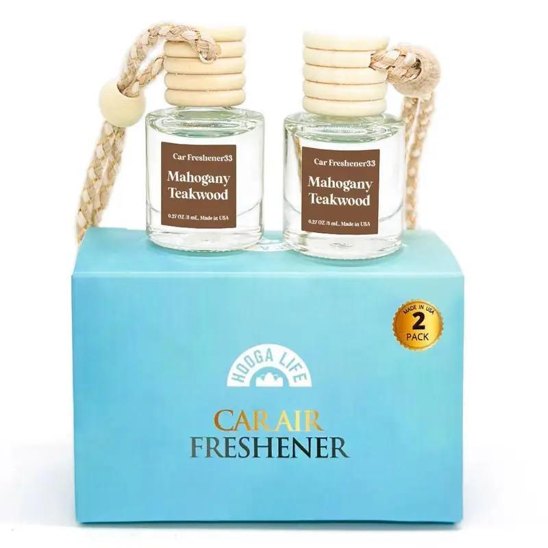 HOOGALIFE Car Air Freshener Choose from 22 Scents,Hanging Car Diffuser,Car Decor Accessory, Made in the USA,Long Lasting,Ships Today.The best New Year gift ever. Choose 1 Bottle or 2 Bottles.Plus,our brand offers excellent cu