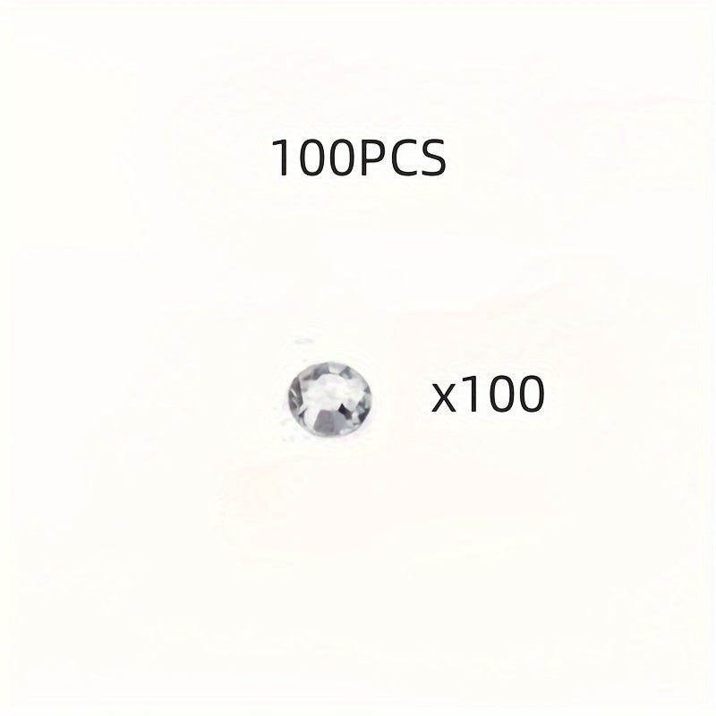 100pcs Sparkling Tooth Gems Set – Luxury Rhinestone Teeth Decoration Kit, Professional Fashion Stylish Tooth Jewelry for Everyday, Party Wear