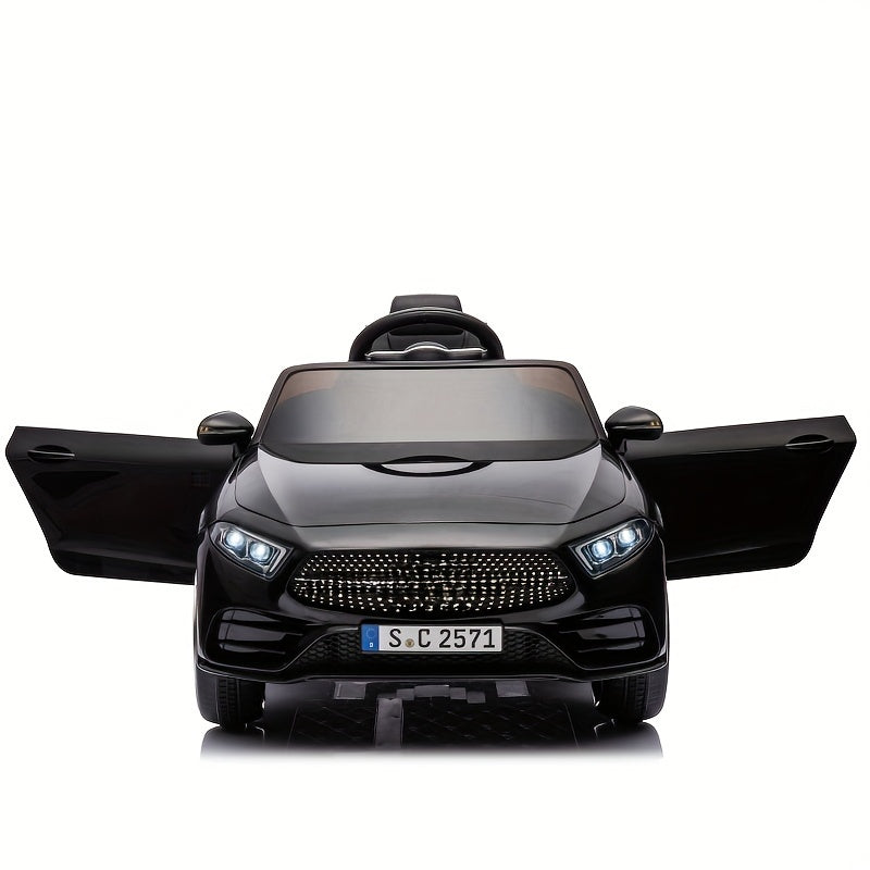 12V Kids Ride On Car w/ Parents Remote Control Licensed CLS 350 for Kids, Four Wheel Suspension Power Display Music Volume Control LED Lights MP3 USB/SD for Kids 37-95 months