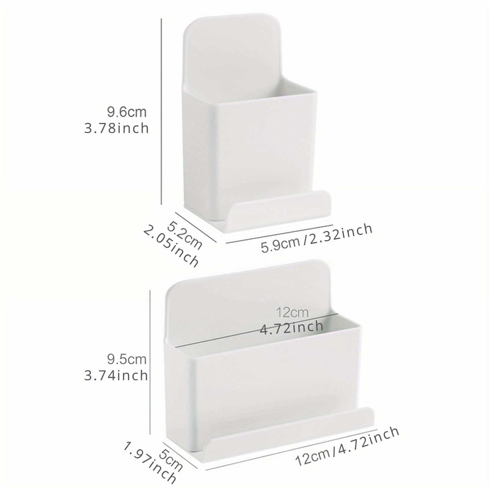 1pc Classic Style Wall Mountable Storage Organizer, Punch-Free Plastic Remote Control Holder & Mobile Phone Charging Bracket, Sundries Storage Rack for Bedroom, Easter Day, Mother's Day, Mom, Carnation