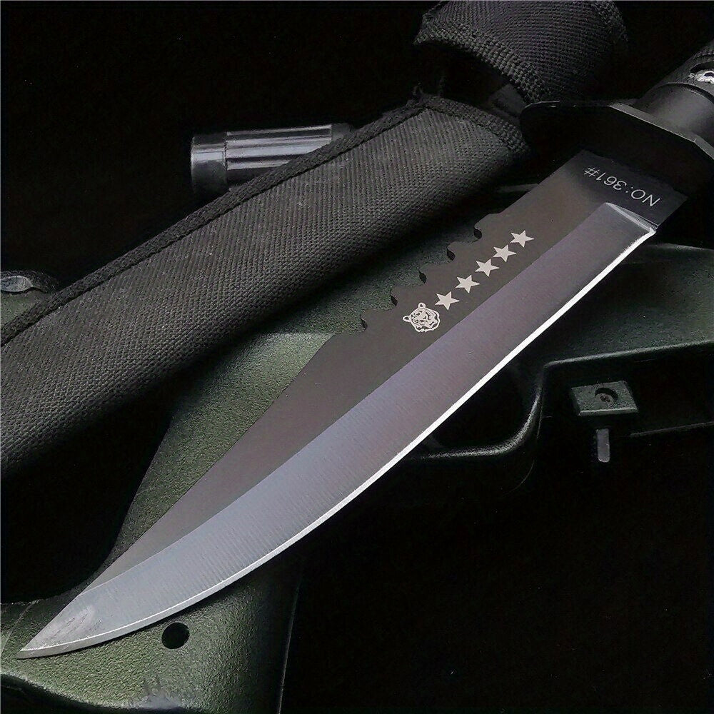 11.22 " Fixed Blade Tactical Knife Survival Camping Military Army Knives