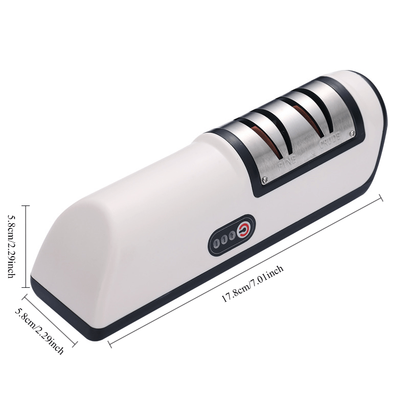 1 Pc High-speed Automatic Electric Knife Sharpener, One-button Operation, Can Sharpen Scissors, Various Knives - Precision Designed Kitchen Gadgets