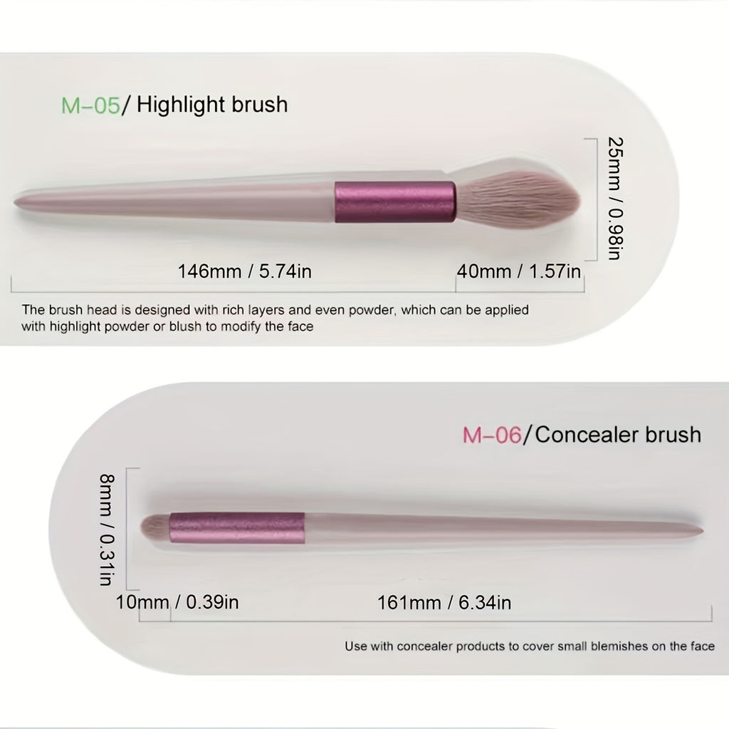 13Pcs Soft Fluffy Makeup Brushes Set For Cosmetics Foundation Blush Powder Eyeshadow Concealer Kabuki Blending Makeup Brush Beauty Tool