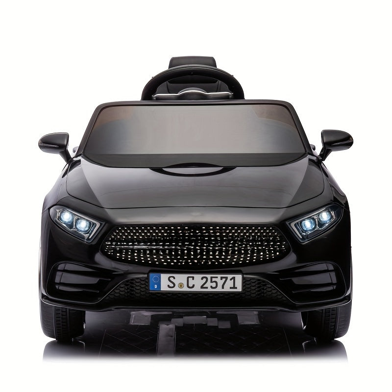12V Kids Ride On Car w/ Parents Remote Control Licensed CLS 350 for Kids, Four Wheel Suspension Power Display Music Volume Control LED Lights MP3 USB/SD for Kids 37-95 months