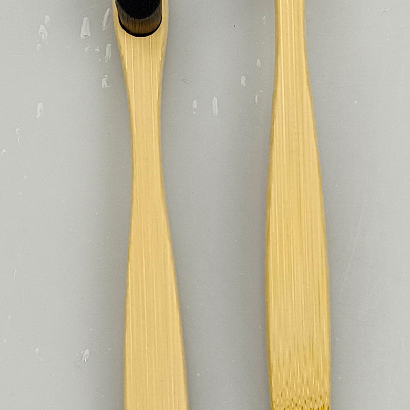 10 Pcs Bamboo Toothbrush Sets Natural Wooden Soft Fur Tooth Brush Eco-friendly Black White Toothbrushes Teeth Cleaning Tools