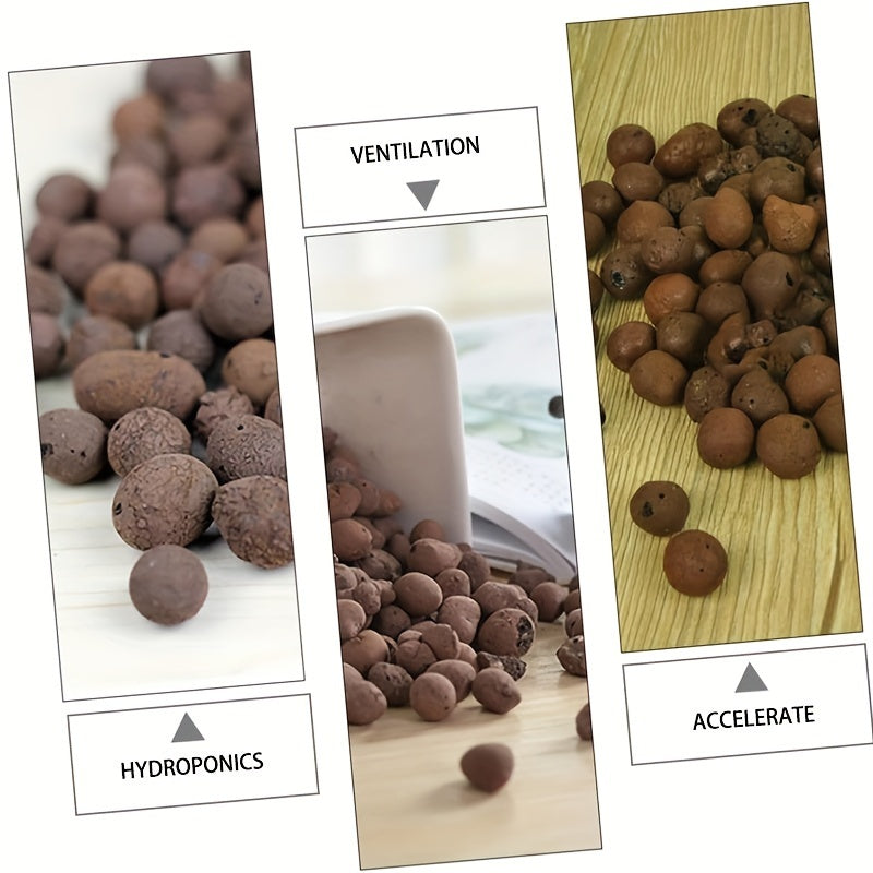 16 Lbs Premium Expanded Clay Aggregate - High Porosity, 5-10mm Hydroponic Grow Rocks for Soilless Cultivation, Orchids, Succulents, and Indoor Gardening