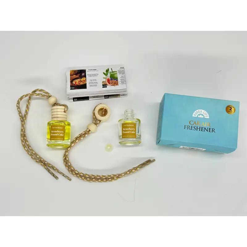 HOOGALIFE Car Air Freshener Choose from 22 Scents,Hanging Car Diffuser,Car Decor Accessory, Made in the USA,Long Lasting,Ships Today.The best New Year gift ever. Choose 1 Bottle or 2 Bottles.Plus,our brand offers excellent cu