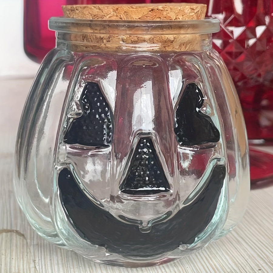"Harvest Moon" Halloween Party Essentials: 6.42oz Pumpkin-Themed Glassware Set - Includes Dessert, Beverage, Cocktail Cups & Hydroponic Planter - Perfect For Home Decor & Gatherings