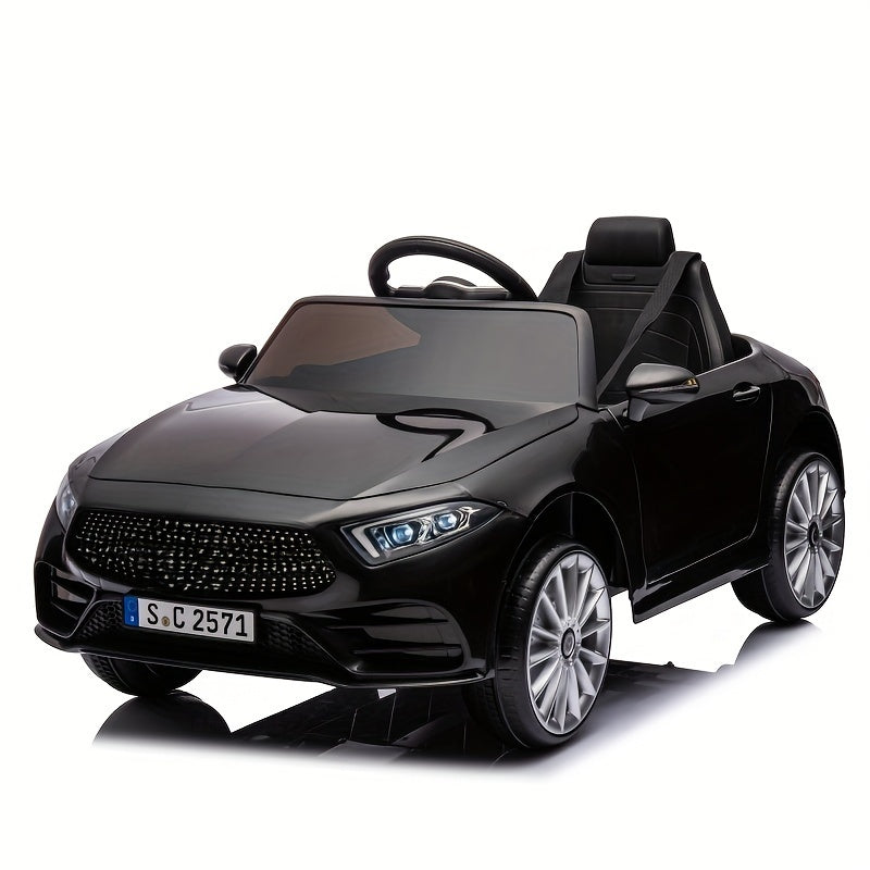 12V Kids Ride On Car w/ Parents Remote Control Licensed CLS 350 for Kids, Four Wheel Suspension Power Display Music Volume Control LED Lights MP3 USB/SD for Kids 37-95 months