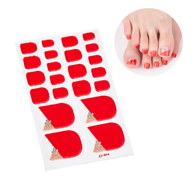 1 Pcs Glittery Glossy Toe Nail Stickers - Self-Adhesive, Hypoallergenic, Reusable, Irregular Shape Stripes Nail Wraps for DIY Nail Art Decoration - Space Theme, Easy to Apply, Long-Lasting, and Single-Use Plastic Nail Tip Dec