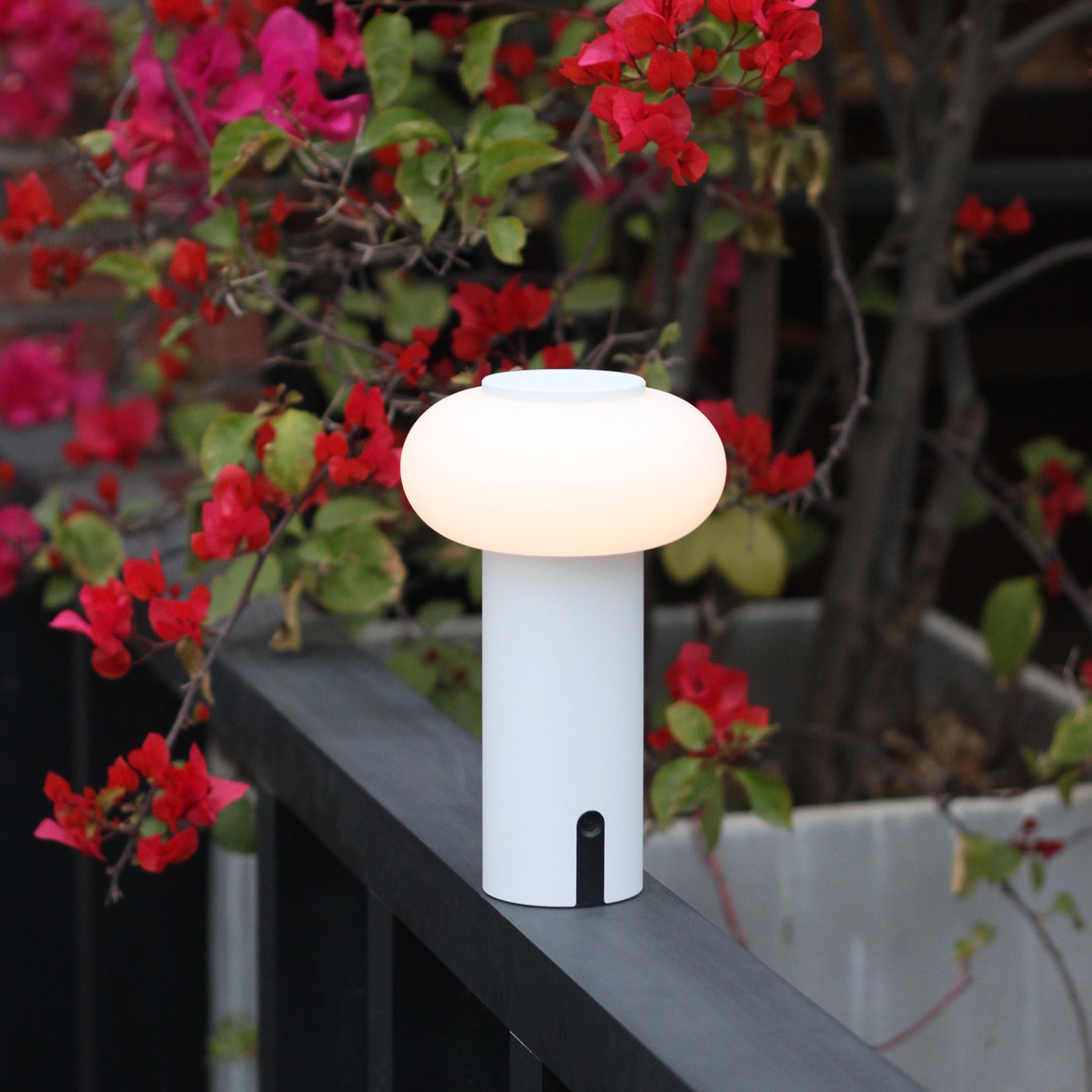 1 Piece Creative LED Mushroom Lamp, Wireless Table Lamp, USB Rechargeable Battery (Charge your cell phone in case of emergency), Touch Control Dimming Night Light, Multi-functional Lighting, Suitable for Restaurant, Party, Ou