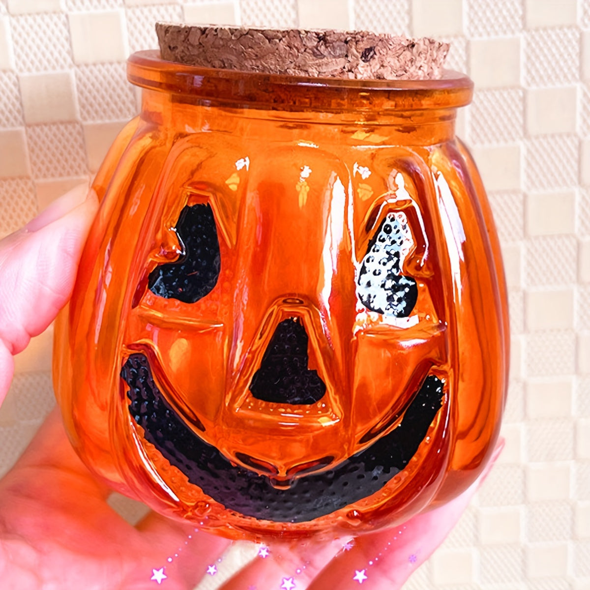 "Harvest Moon" Halloween Party Essentials: 6.42oz Pumpkin-Themed Glassware Set - Includes Dessert, Beverage, Cocktail Cups & Hydroponic Planter - Perfect For Home Decor & Gatherings