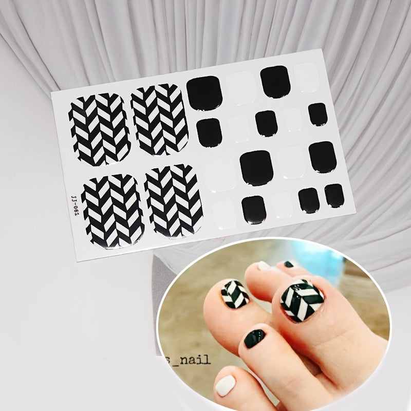 1 Pcs Glittery Glossy Toe Nail Stickers - Self-Adhesive, Hypoallergenic, Reusable, Irregular Shape Stripes Nail Wraps for DIY Nail Art Decoration - Space Theme, Easy to Apply, Long-Lasting, and Single-Use Plastic Nail Tip Dec