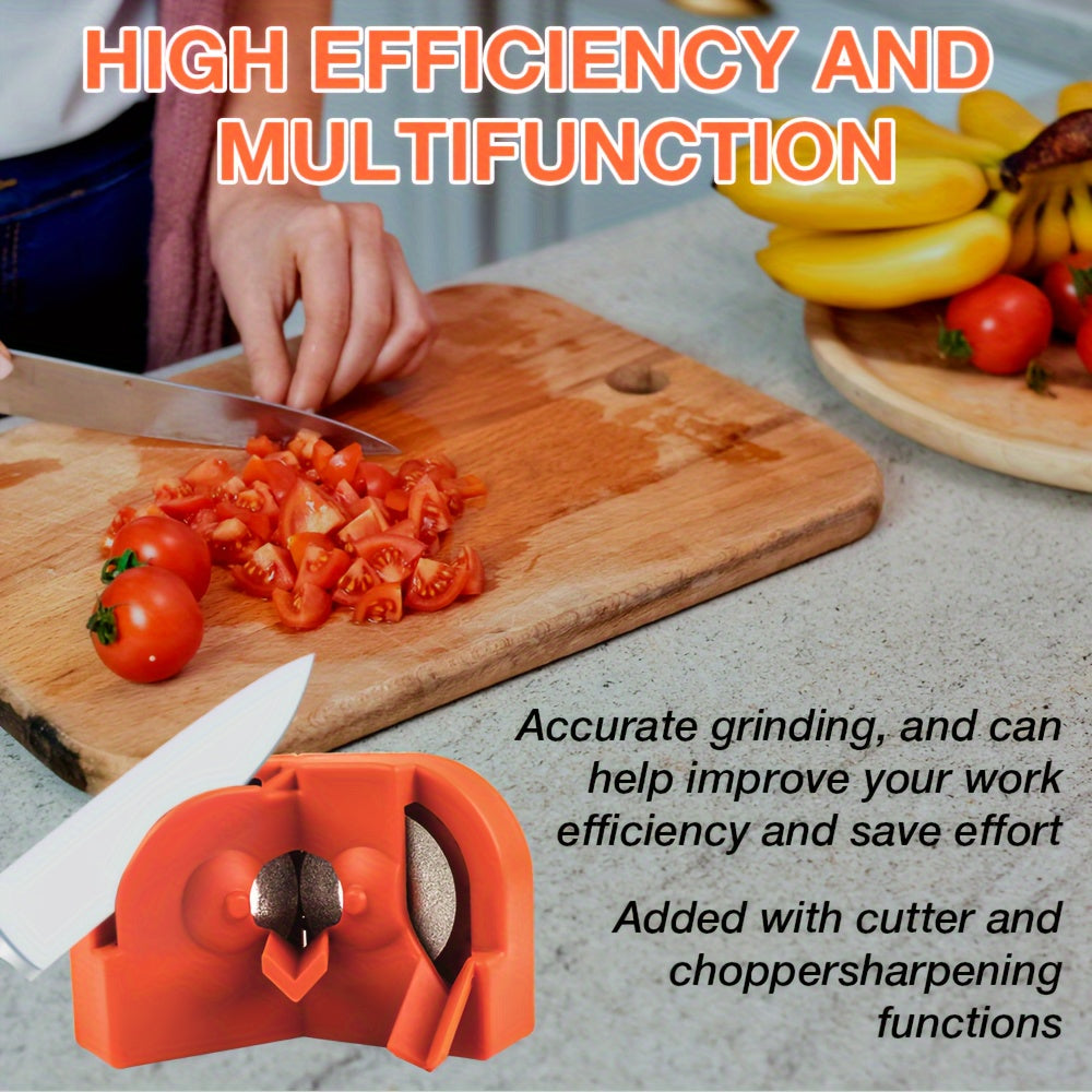 1 Set Multi-functional Twist Drill Grinder, 2-16mm Impact Electric Drill, Wear-resistant Diamond Sharpener, Drill Bit Grinding Tools With 3pcs Drill Bit Positioner For Impact Drills Milling Cutters Knives Scissors Choppers