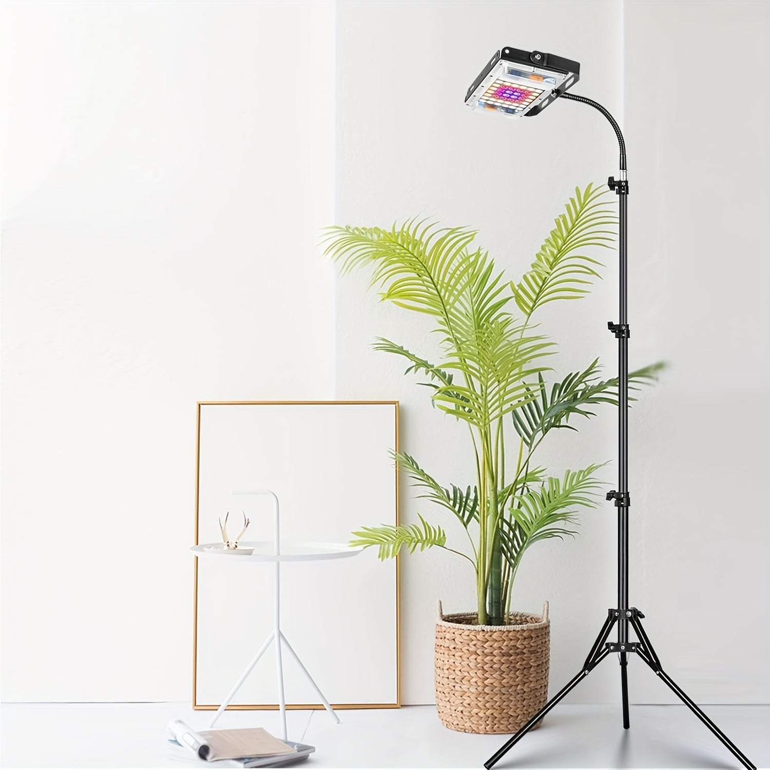 150W Full Spectrum LED Plant Grow Light with Adjustable Stand, Indoor Lamp for Seedlings & Plants, On/Off Switch, 18-47 Inch Tripod, 110V US Plug, Perfect for Indoor Gardening & Houseplants, Grow Lights Indoor Plants