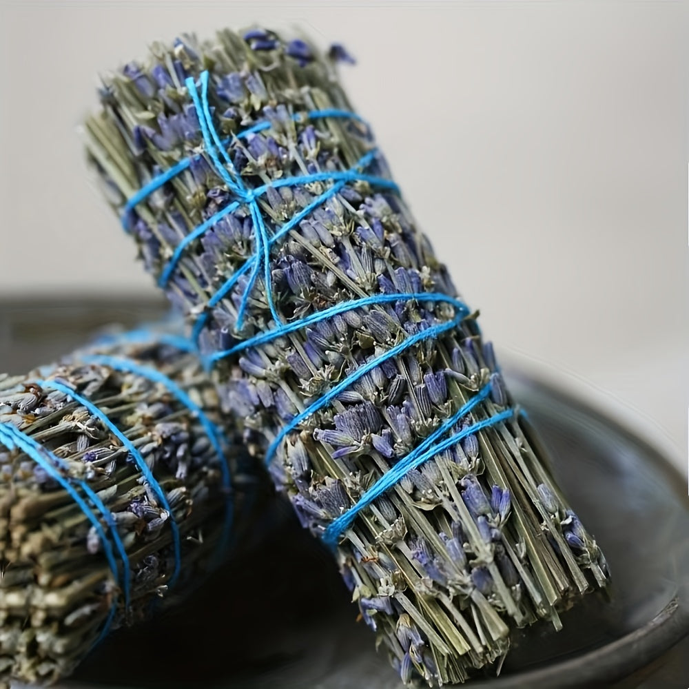 1 Set Herbal Aromatherapy Bundle, Sage, Mugwort, Lavender, Rosemary Sticks, Natural Smudge Sticks for Spiritual Energy Cleaning, Positive Vibes, Home & Kitchen Decor, Ideal for Christmas, Halloween, Easter, Hanukkah, Thanksgi