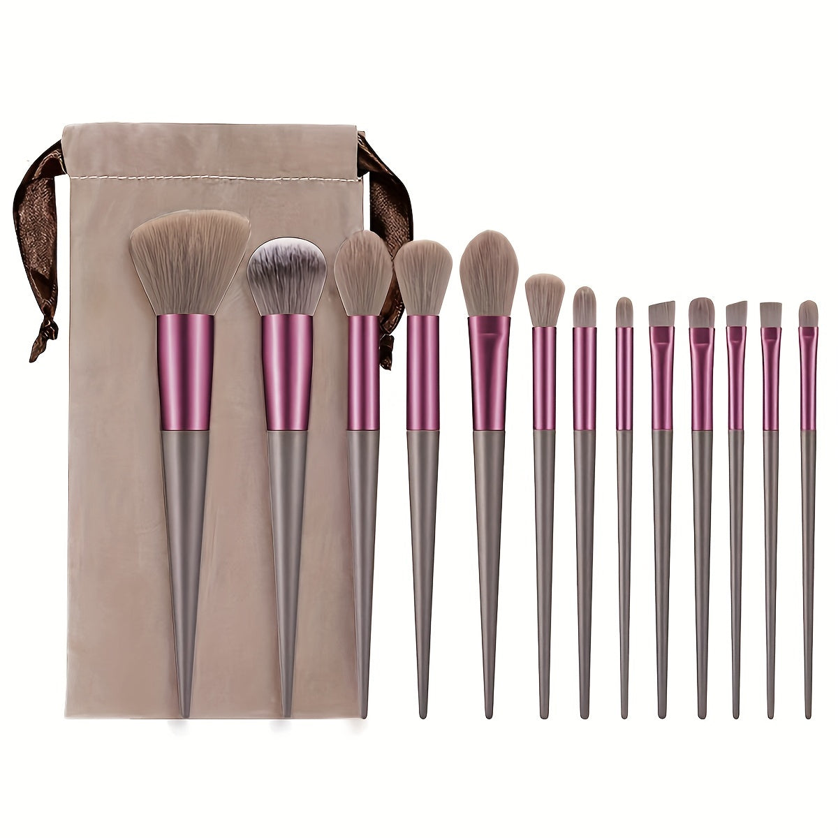 13Pcs Soft Fluffy Makeup Brushes Set For Cosmetics Foundation Blush Powder Eyeshadow Concealer Kabuki Blending Makeup Brush Beauty Tool