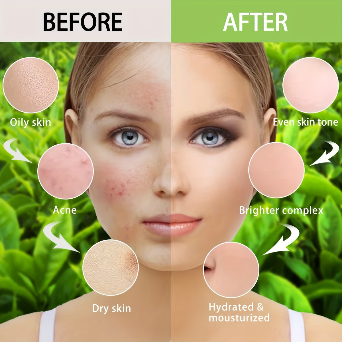 12.3Fl.Oz Tea Tree Gel Hydro Jelly Mask - Hydrating, Moisturizing, Peel-Off Face Mask for Facial Skin Care - Natural, Non-Irritating, Soothing, and Nourishing Mask Powder for Glowing Skin