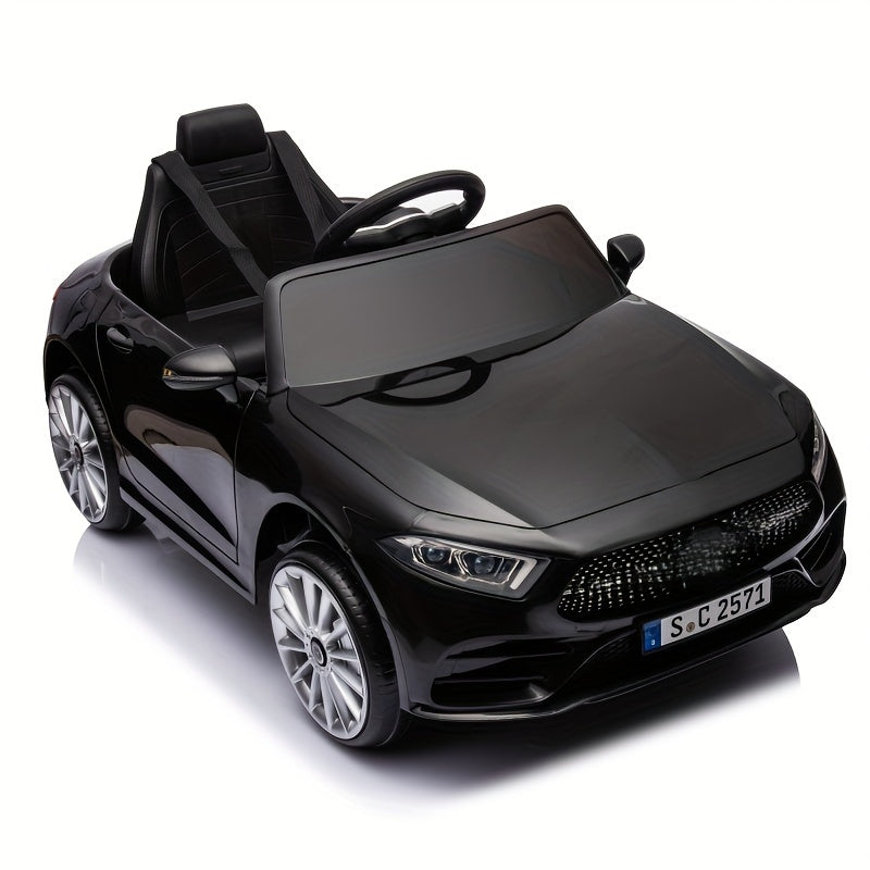 12V Kids Ride On Car w/ Parents Remote Control Licensed CLS 350 for Kids, Four Wheel Suspension Power Display Music Volume Control LED Lights MP3 USB/SD for Kids 37-95 months