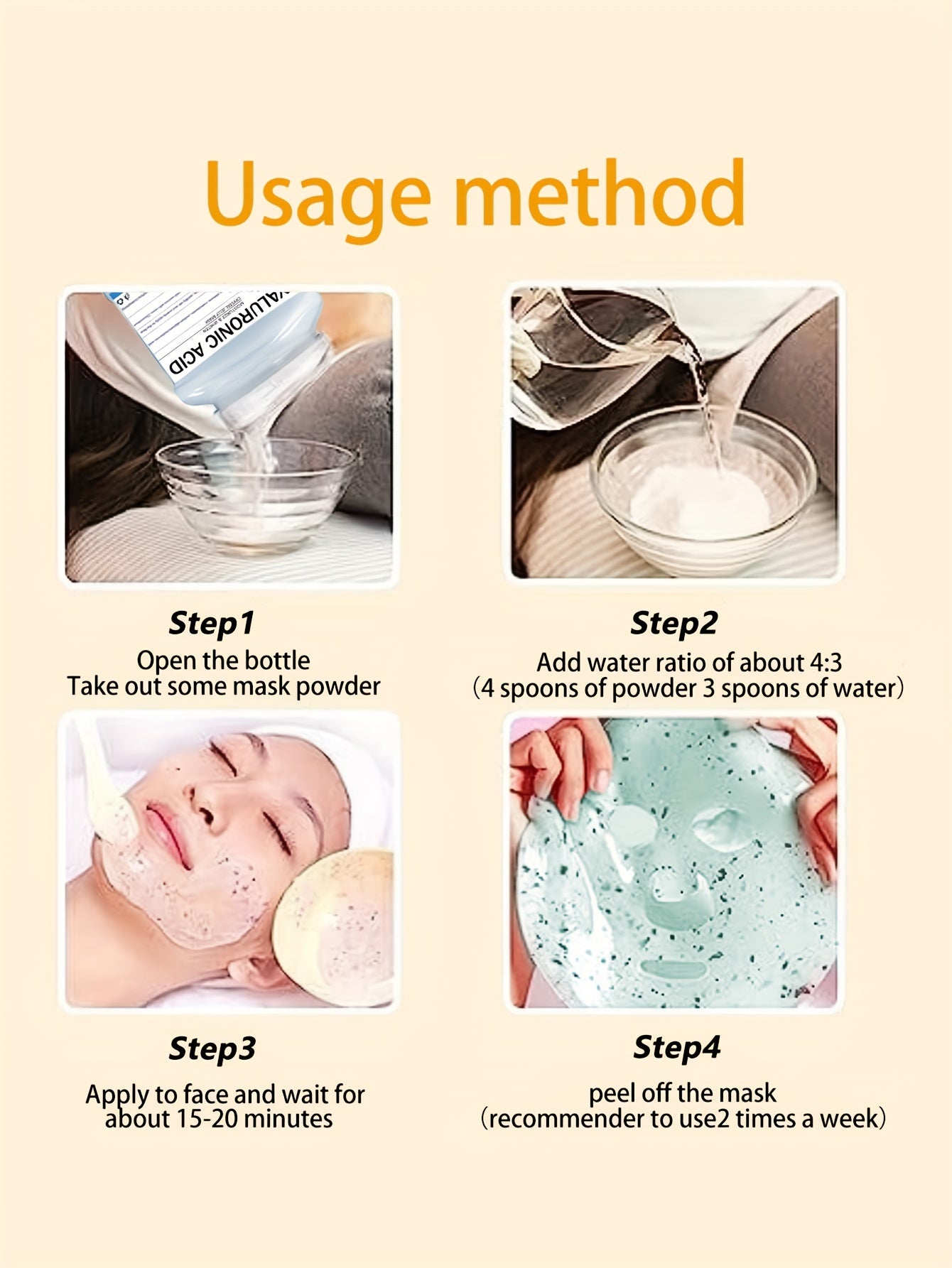 12.3Fl.Oz Hydrating Hydro Jelly Face Mask - Moisturizing, Improving, and Hydrating Facial Skin Care - Natural Gel Peel Off Mask for Glowing Complexion