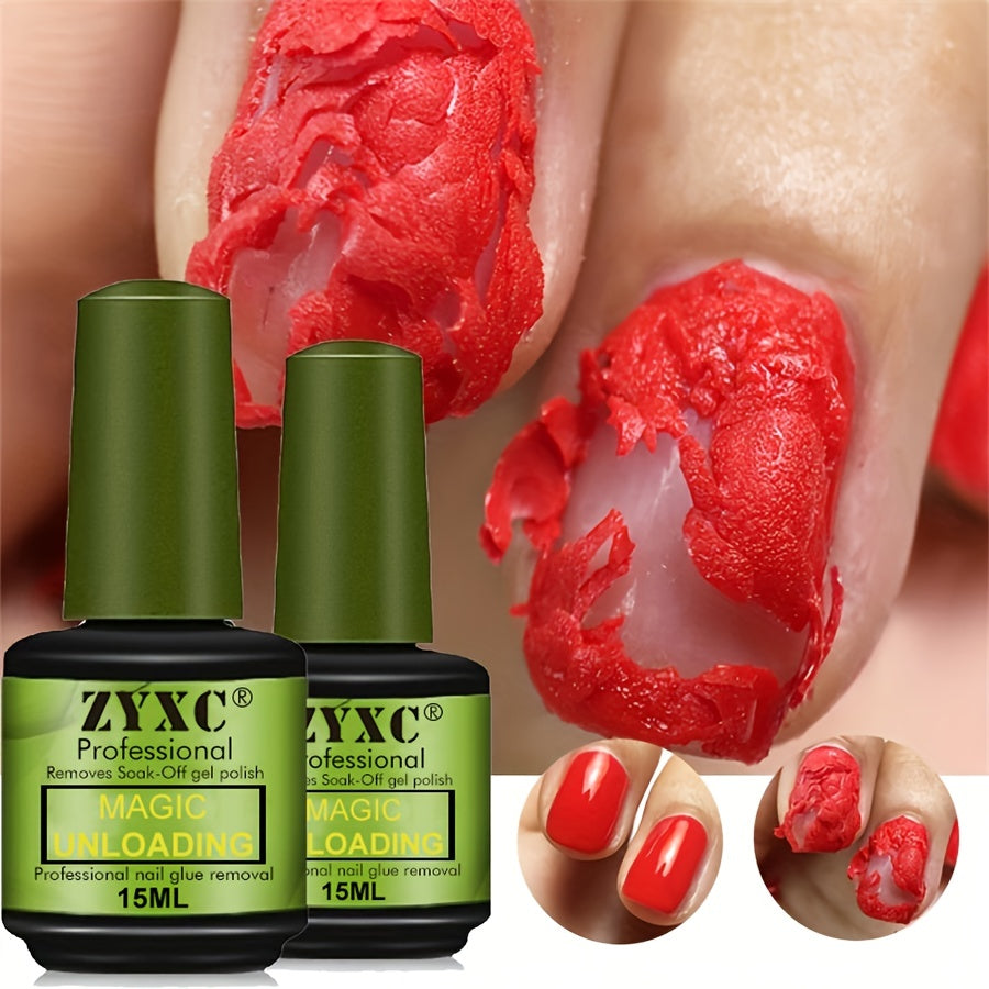15ml Magic Soak-Off Quick Nail Glue Remover, Nail Polish Remover For Gel Nails Polish