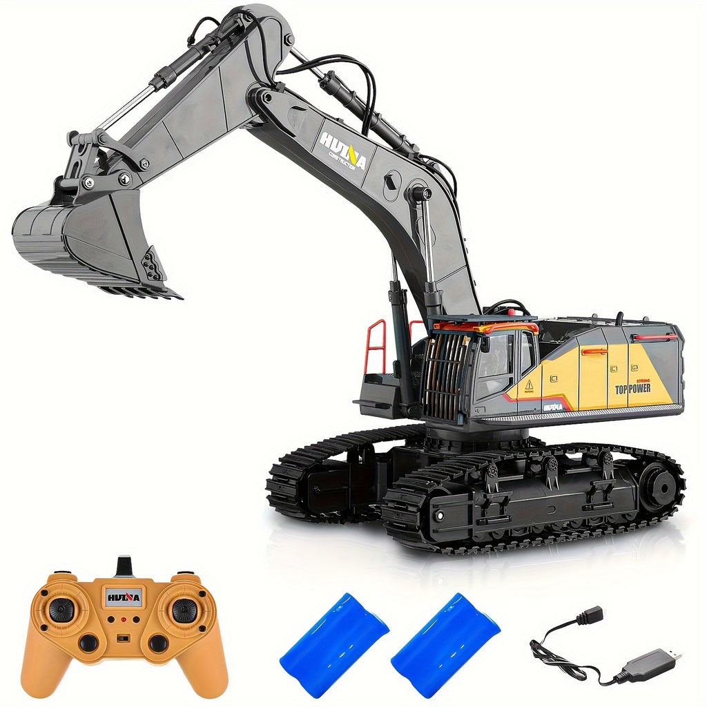 1:14 scale 22-channel alloy remote control excavator remote control excavator professional remote control engineering vehicle toy the most ideal holiday gift Christmas Halloween Gift