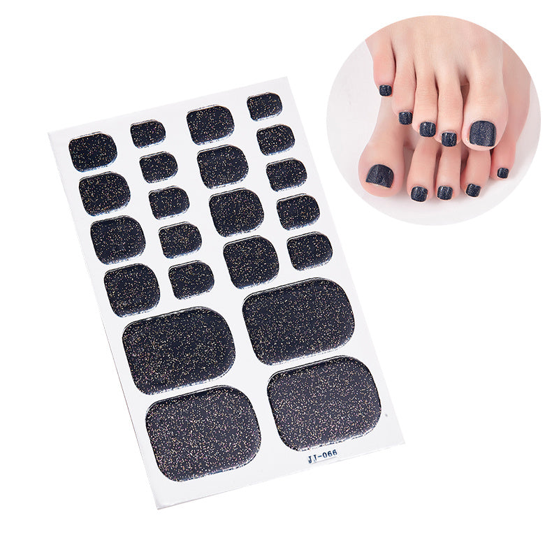 1 Pcs Glittery Glossy Toe Nail Stickers - Self-Adhesive, Hypoallergenic, Reusable, Irregular Shape Stripes Nail Wraps for DIY Nail Art Decoration - Space Theme, Easy to Apply, Long-Lasting, and Single-Use Plastic Nail Tip Dec