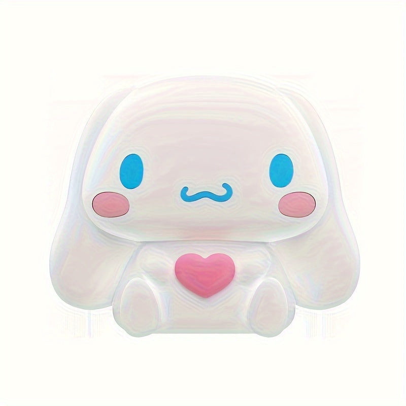 1200mAh Cinnamoroll Silicone Night Light with 3 Speed Adjustment, 3 Color Lighting, Remote Control, and USB Charging