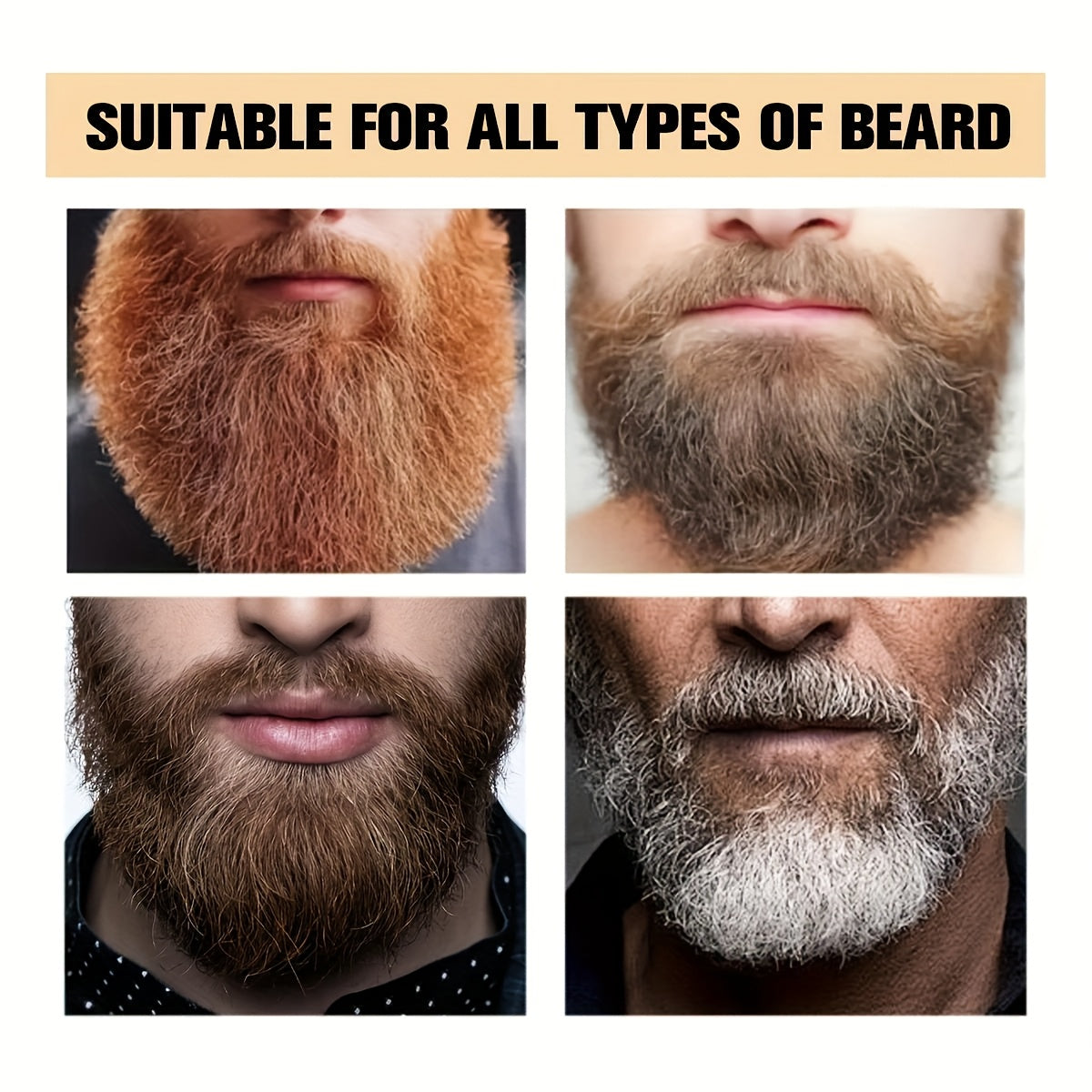 16.91oz 3-in-1 Black Shampoo, Beard Color & Cleanser. Natural Herbal Ingredients, Gentle And Moisturizing Texture. Long-lasting, Fast Hair Dye. Suitable for All Hair Types, Men & Women. The Ideal Gift for Dad On Father's Day