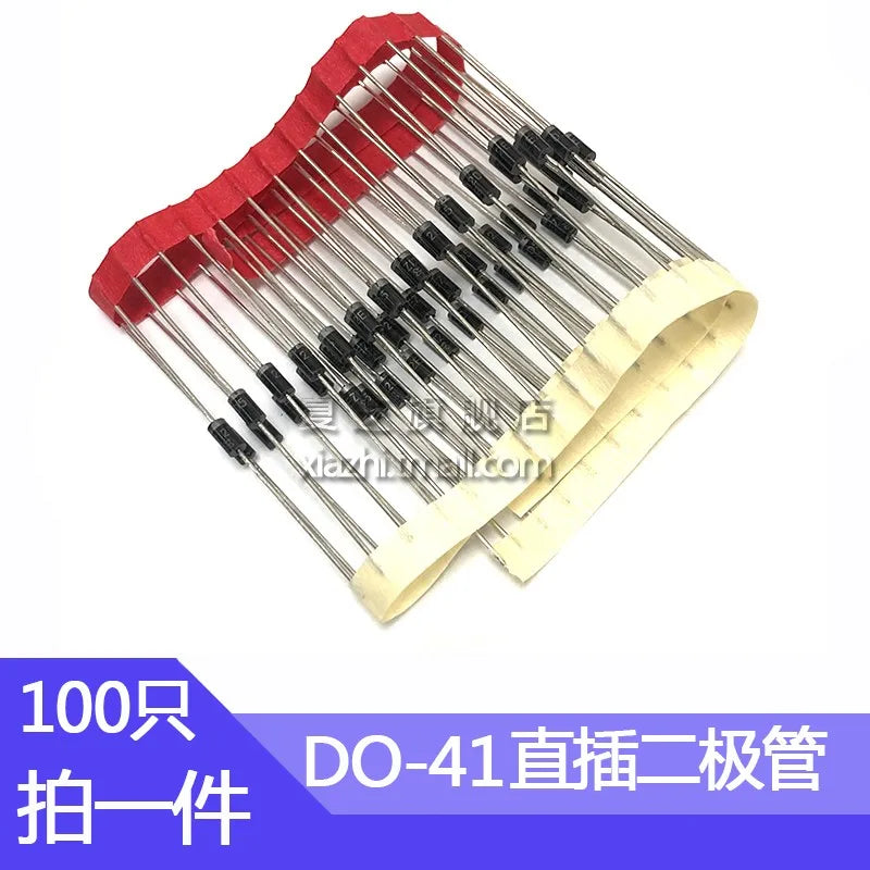 1N5819 Schottky Diode 1N5817 1N5818 1A/20V 3A/20V Straight Plug DO-41 1N5820