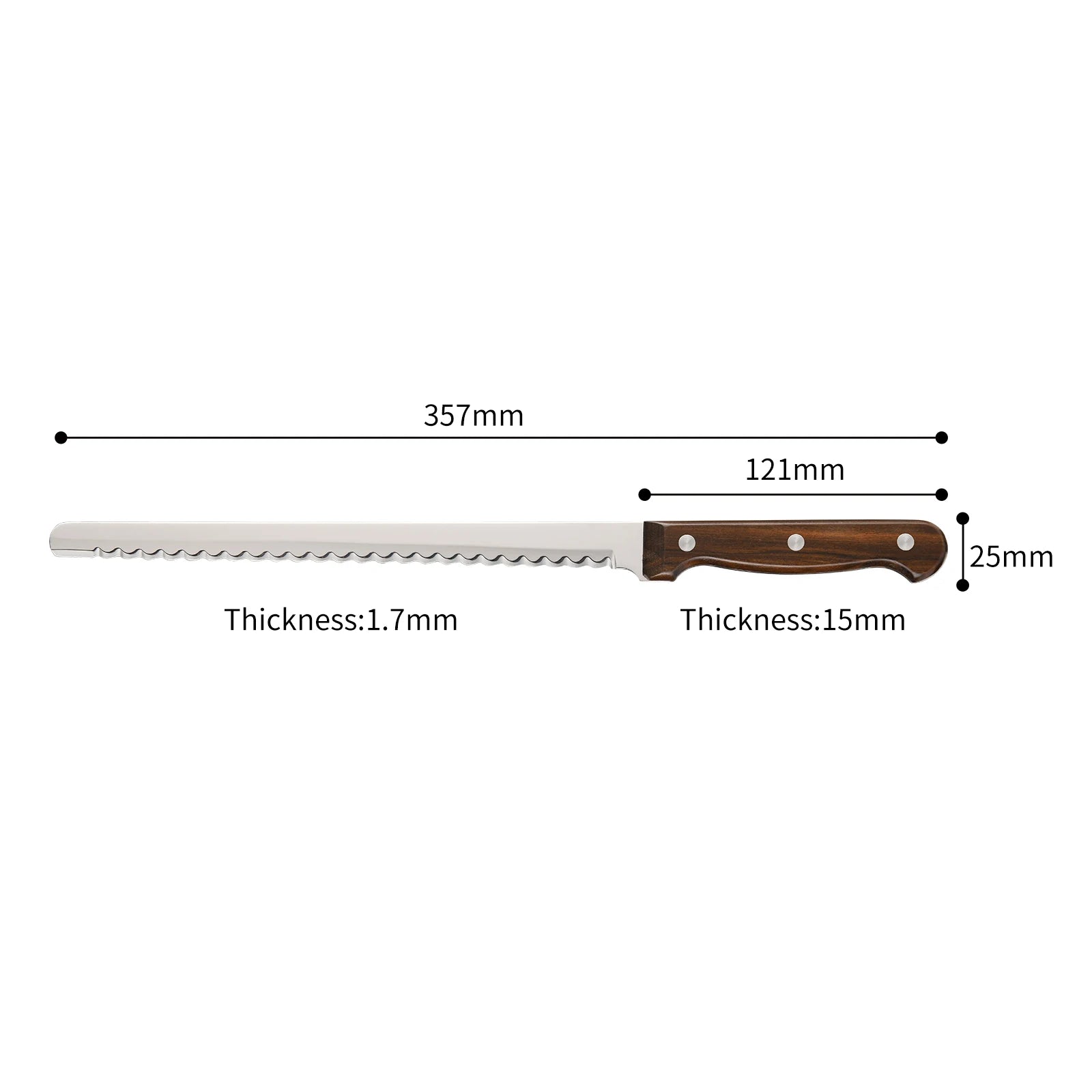 13 Piece Non-stick Coating Stainless Steel Knives Set, Anti-Rust and Dishwasher Safe, 6 Knives, 6 Blade Covers, and One Shear