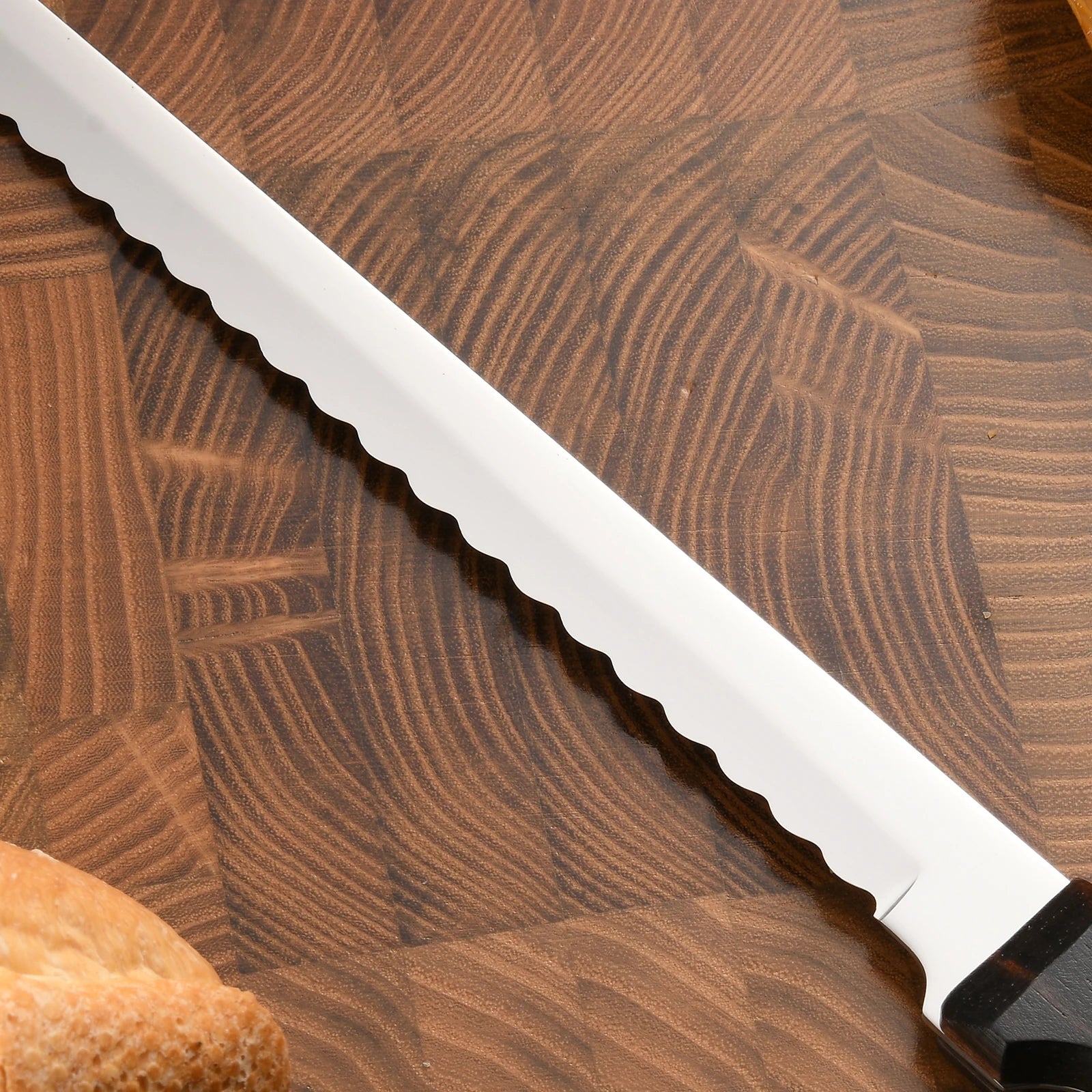 13 Piece Non-stick Coating Stainless Steel Knives Set, Anti-Rust and Dishwasher Safe, 6 Knives, 6 Blade Covers, and One Shear