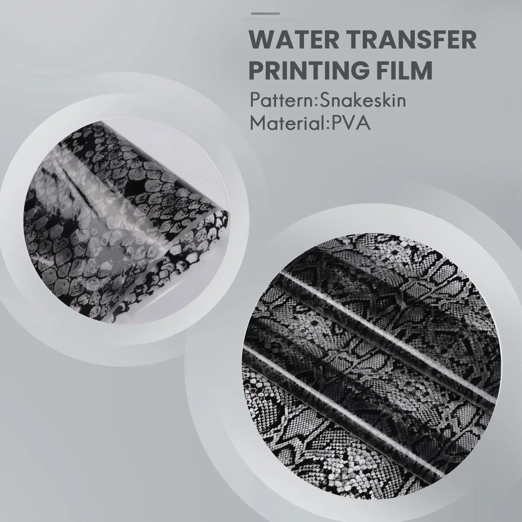 0.4x2M Water Transfer Printing Film Hydrographics Hydro Dipping Decor Kit Snakeskin