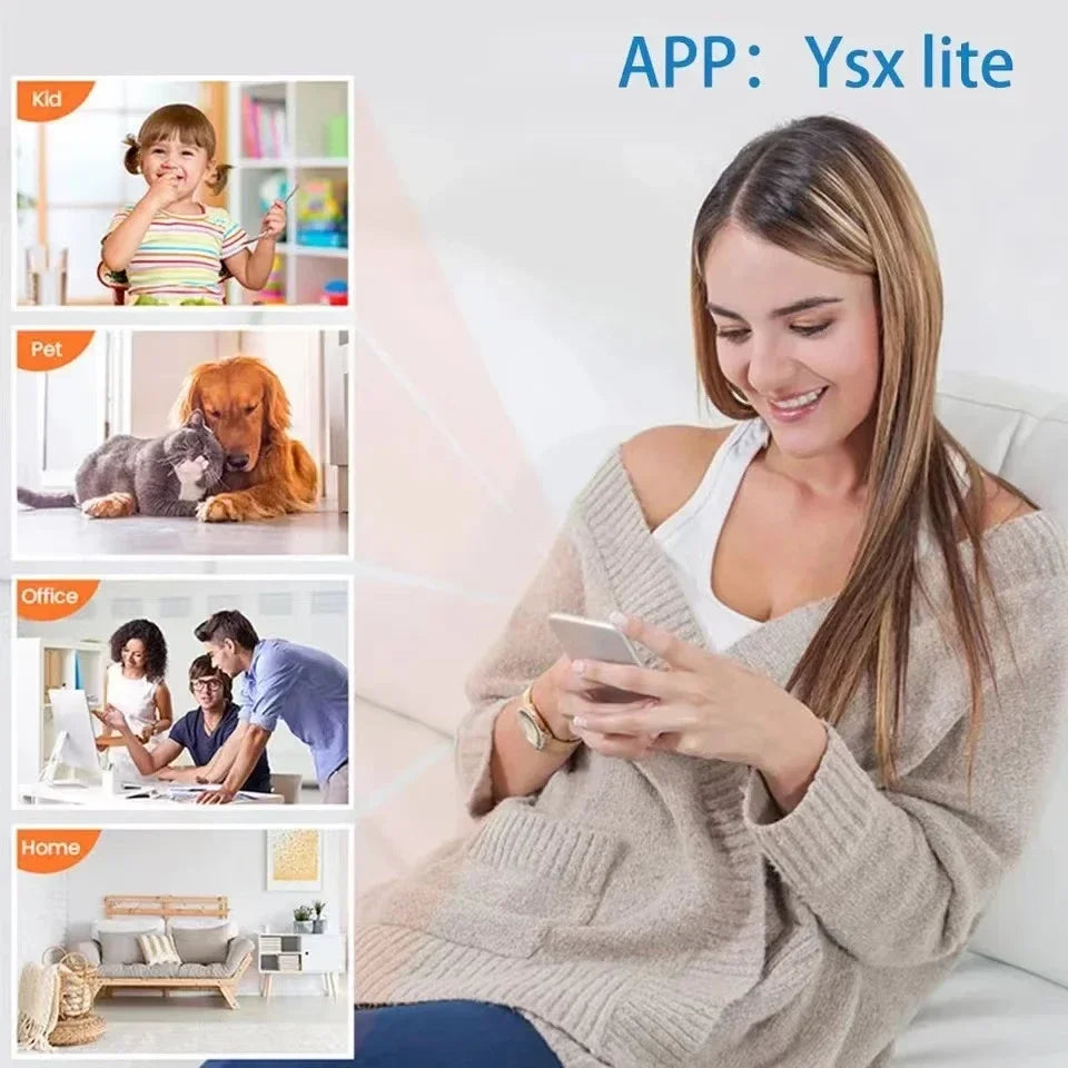 1080P Mini WiFi Camera with HD Night Vision, Home X5 Remote Monitoring for Kids, Pets, and Safety - Ideal Gift
