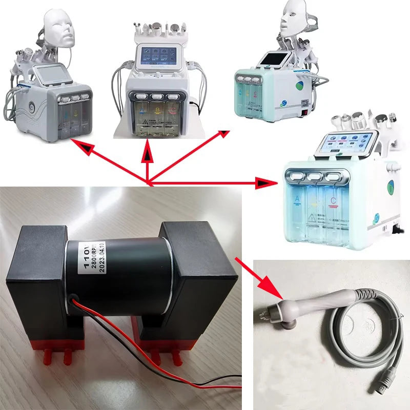 12v Spray water pump dermabrasion sponge for hydro dermabrasion machine