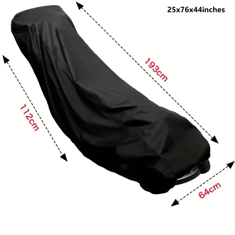 "Outdoor Lawn Mower Cover 76""L X 25""W X 44""H - Waterproof Cover - For Garden & Yard - Suitable for All Weather Conditions