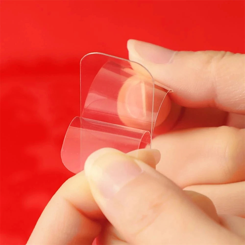 60-600PCS Double Sided Adhesive Tape No Trace Reusable Square Adhesive Mount Heavy Removable Transparent Wall Mount Sticker