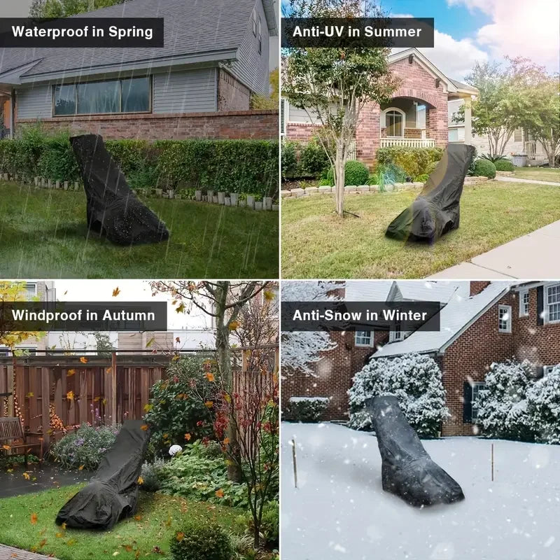 "Outdoor Lawn Mower Cover 76""L X 25""W X 44""H - Waterproof Cover - For Garden & Yard - Suitable for All Weather Conditions