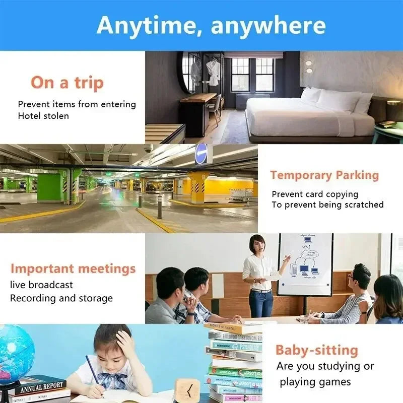 1080P Mini WiFi Camera with HD Night Vision, Home X5 Remote Monitoring for Kids, Pets, and Safety - Ideal Gift