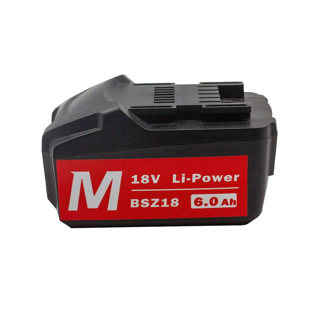 18V 6.0Ah Battery for Metabo Cordless Power Tool Drill Drivers Wrench Hammers for Metabo 18V Battery 6000mah BSZ18 625591000