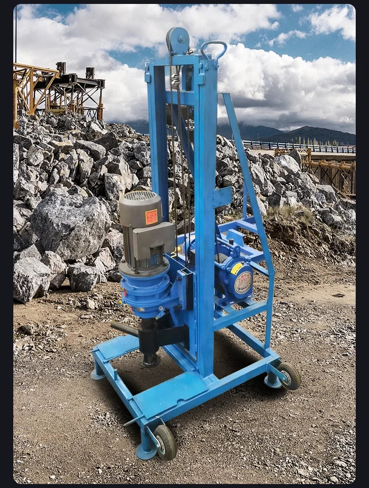 150m Electric Small Water Well Drilling Rig Machine
