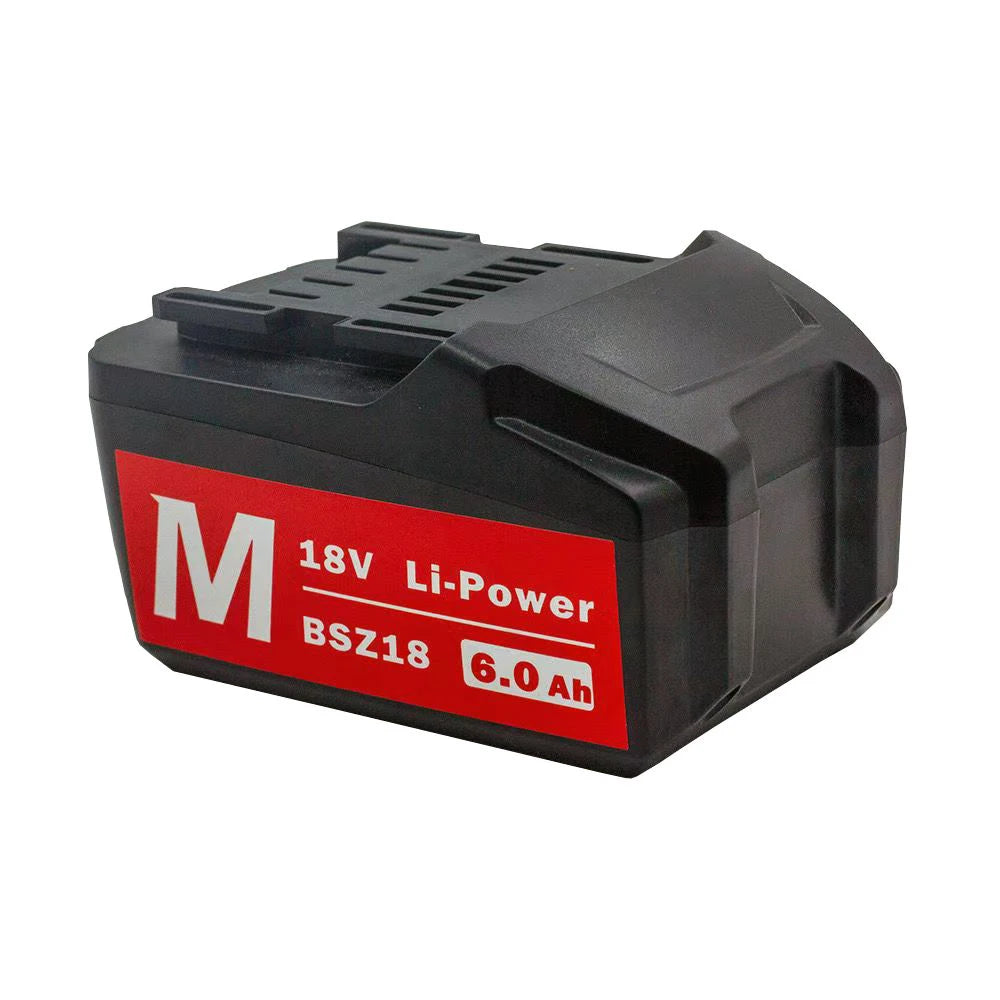18V 6.0Ah Battery for Metabo Cordless Power Tool Drill Drivers Wrench Hammers for Metabo 18V Battery 6000mah BSZ18 625591000