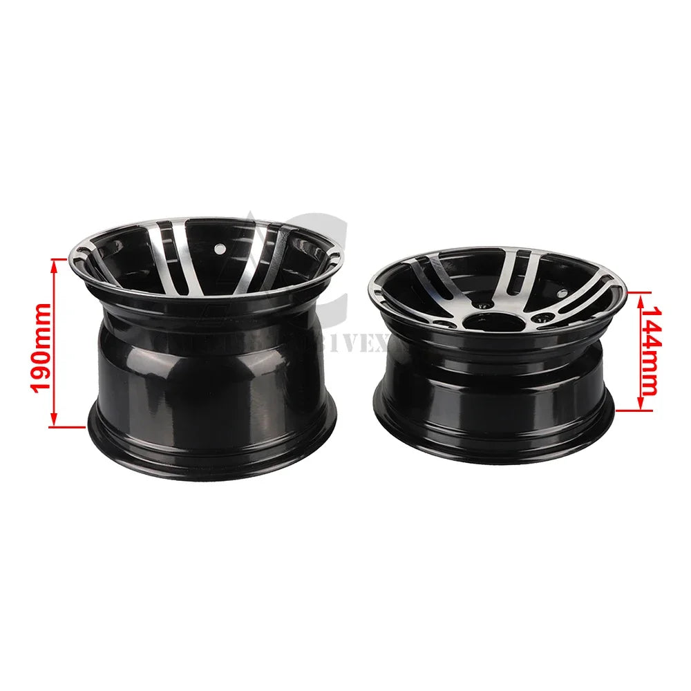 10-inch Aluminum Alloy Front and Rear Wheels for Four-wheel Vehicles, ATV, Go-karts, Tires22/20X10-10 23/21X7-10