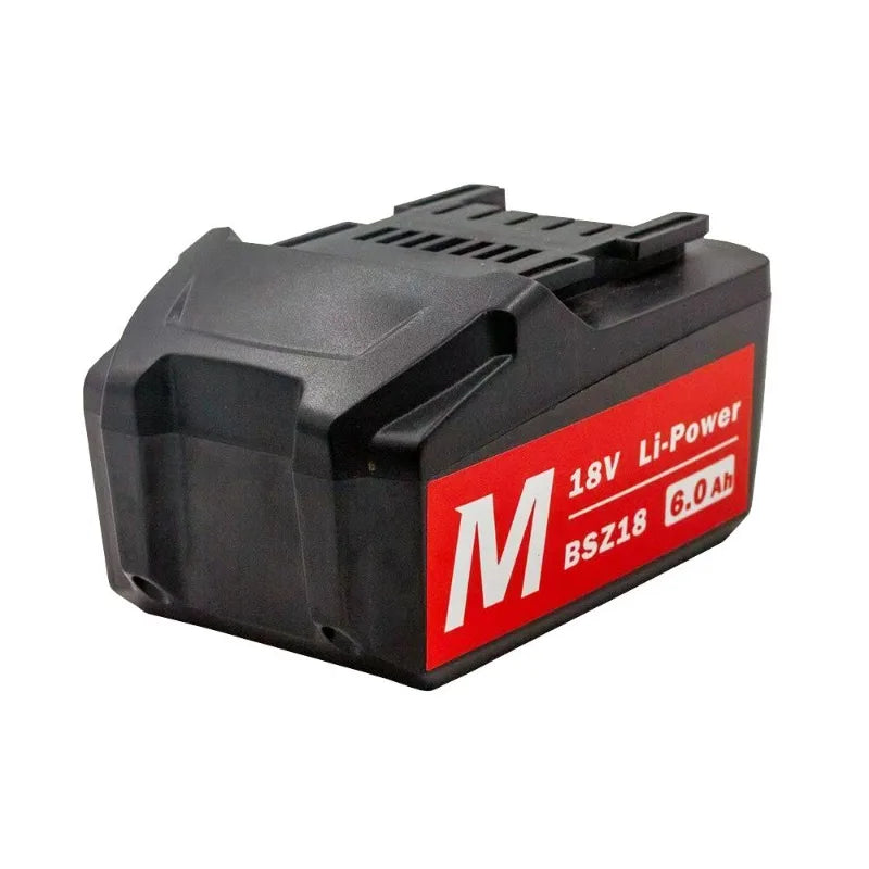 18V 6.0Ah Battery for Metabo Cordless Power Tool Drill Drivers Wrench Hammers for Metabo 18V Battery 6000mAh BSZ18 625591000