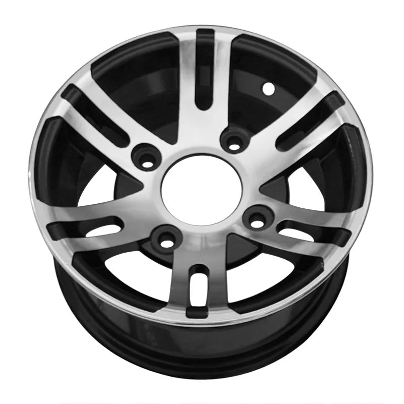 10-inch Aluminum Alloy Front and Rear Wheels for Four-wheel Vehicles, ATV, Go-karts,  Tires22/20X10-10 23/21X7-10