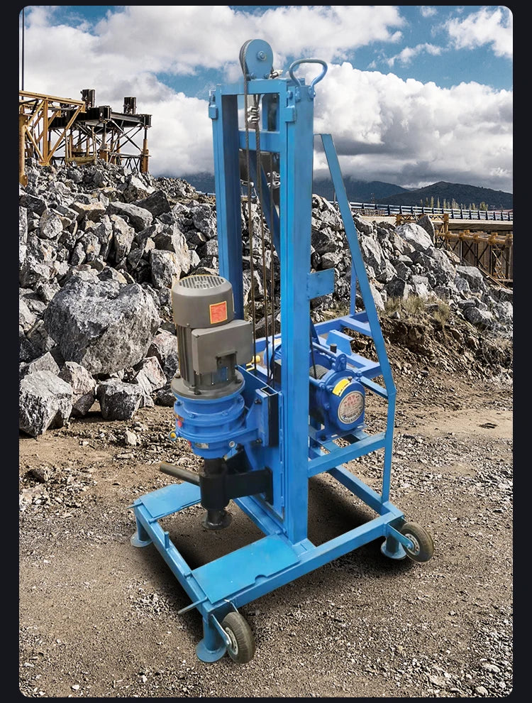 150m Electric Small Water Well Drilling Rig Machine