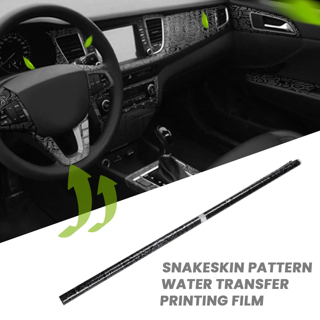 0.4x2M Water Transfer Printing Film Hydrographics Hydro Dipping Decor Kit Snakeskin