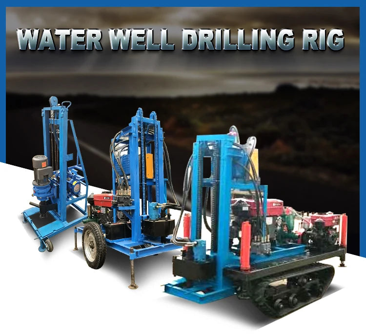 150m Electric Small Water Well Drilling Rig Machine