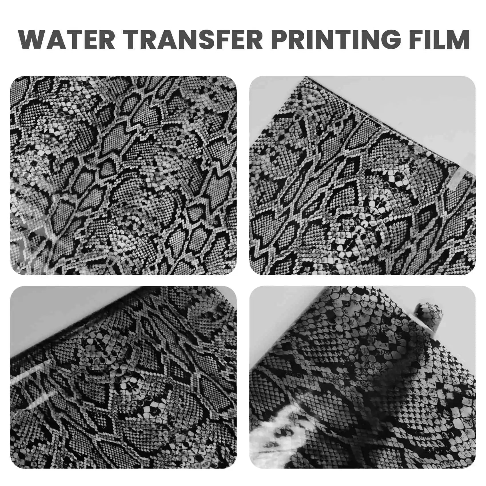 0.4x2M Water Transfer Printing Film Hydrographics Hydro Dipping Decor Kit Snakeskin